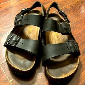 Birkenstock Two-Strap Slingback Sandal- Black